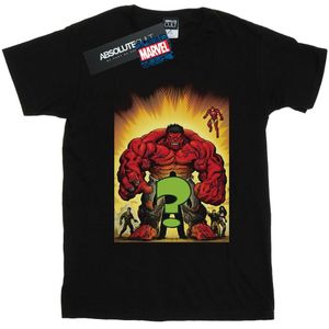 Li-cense Marvel heren wie is de rode hulk t-shirt