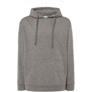 JHK Effen heren capuchon met kangoeroezak