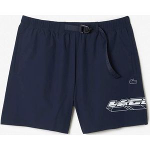 Lacoste - Quick Dry Logo Stripe - Zwembroek - Blauw