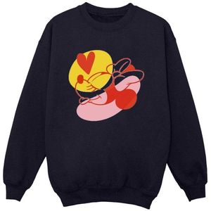 Li-cense Disney dames minnie mouse tong hart sweatshirt