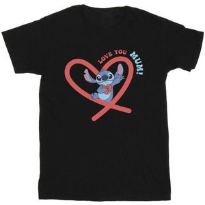 Li-cense Disney heren lilo & stitch love you mama t-shirt