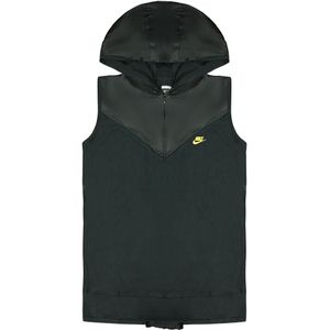 Nike - Dri-Fit Zip Up Hooded - Hoody - Zwart - Mouwloos
