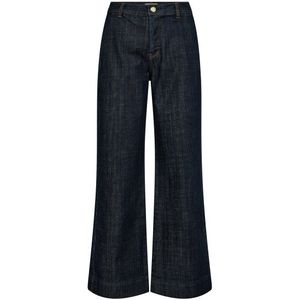 MOS Mosh - Dara Nippon - Jeans - Blauw - Hoge Taille - Wijde Pijpen
