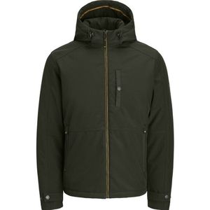 JACK&JONES - JJFINN SOFTSHELL JACKET - Groen - Buitenjas