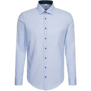 Seidensticker - Eenvoudig Overhemd - Wit - 100% Katoen - Rimpelbestendig