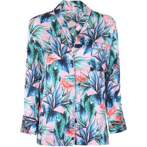 Bloemenprint Zijden Nachtkleding Top