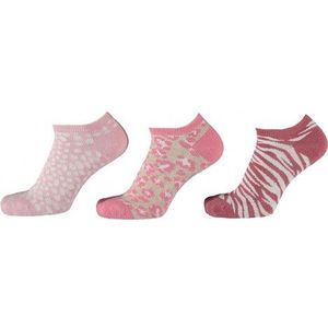 In Control 866 3pack sneakersocks ANIMAL