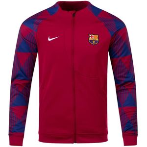 Nike - 23/24 Barcelona - Trainingsjack - Rood - Met Ritssluiting