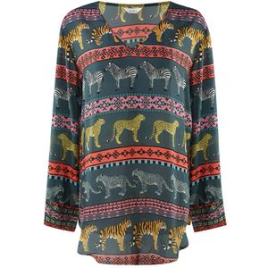 Inoa - Masari Mara 1202110 - Longsleeve - Grijs - 100% Zijde