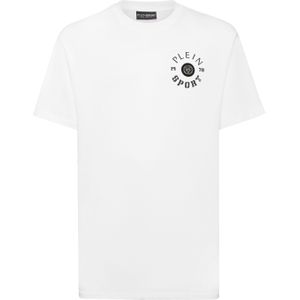 Plein Sport - T-Shirt - Wit - Katoen - Ronde Hals