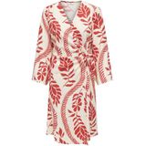 Jacqueline de Yong pepper 7/8 wrap dress wvn dia 15344095 ski patrol flowers