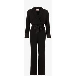 Freebird Dames jumpsuit yael shawl zwart
