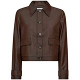 Co'Couture, Dames, Jassen, Bruin, Maat: XS Denim,