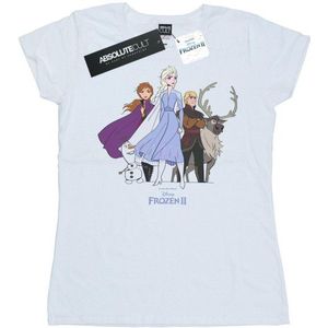Li-cense Disney dames frozen 2 groep katoenen t-shirt