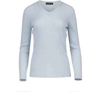 Top - Wolmix - V-hals - Getailleerd