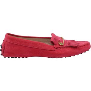 Tod's Gommino Loafers in Roze Leer