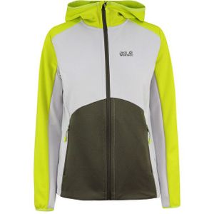 Jack Wolfskin - Powerstretch - Jas - Grijs/Groen