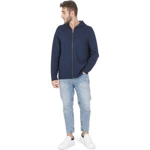 Crown Of Edinburgh Cashmere Herenhoodie Coe 0055 Navy