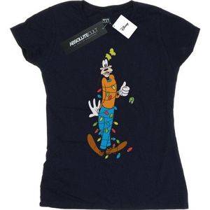 Li-cense Disney dames goofy kerstverlichting katoenen t-shirt