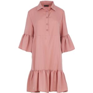 Blush - Tencel Overhemdjurk - Roze
