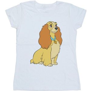 Li-cense Disney dames lady and the tramp lady spaghetti hart katoenen t-shirt