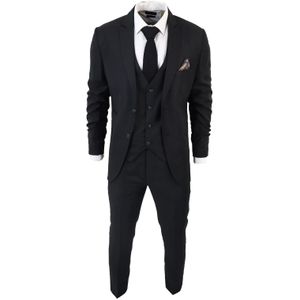 Heren - IM1 Classic - Kostuum - Zwart - 3-delige Set