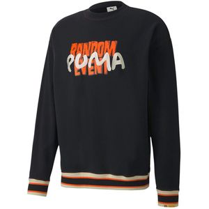 Puma x RDET Randomevent - Lange Mouw Crew Hals - Heren - Zwart - Sweater