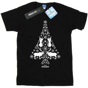 Li-cense Disney dames frozen kerstboom katoenen vriendje t-shirt