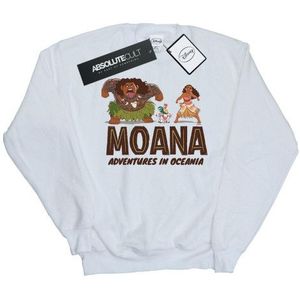 Li-cense - Moana - Sweatshirt - Multicolor - 50% Katoen, 50% Polyester, Gedrukt, Crew Neck