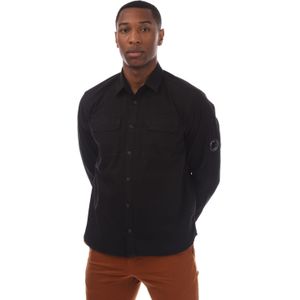 C.P. Company - Organic Gabardine Lens - Herenhemd - Zwart