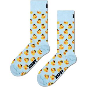 Happy Socks - Duck - Unisex Sokken - Geel - Vrolijk Eendenmotief