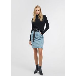 Dames lichtblauwe 70'S SKIRT 06ML Rok