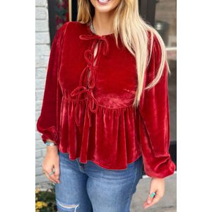 Striknek Fluwelen Top