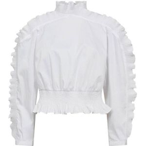 Co'couture - 35895 SANNA - Blouse - Wit - Lange Mouw