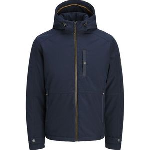 JACK & JONES - JJFINN - Softshell Jas - Donkerblauw - Gevoerd - Voor Heren