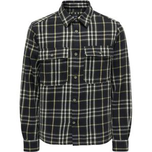 Only & Sons Onsscott ls check flannel overshirt