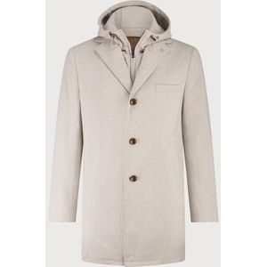 Blue Industry - Wolblend Mantel - Regular Fit - Met Capuchon