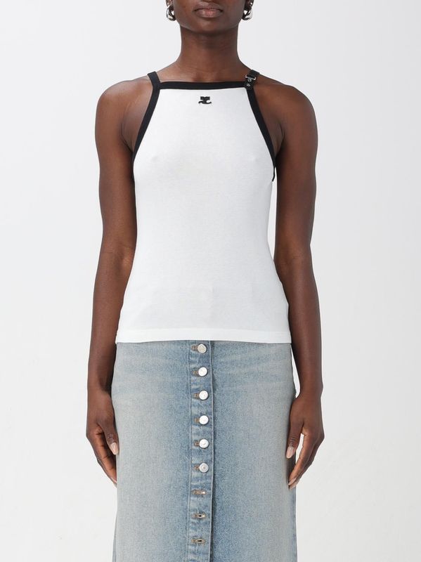 Geribbelde Mouwloze Tanktop