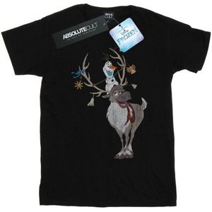 Li-cense Disney dames frozen sven en olaf kerstornamenten katoenen vriendje t-shirt