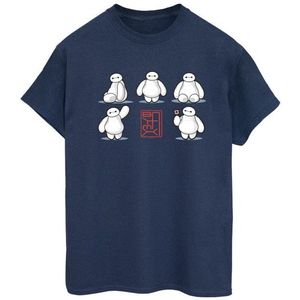 Li-cense Disney dames big hero 6 baymax veel poses katoenen vriendje t-shirt