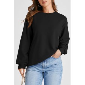 Oversized Lange Mouwen Crewneck Trui