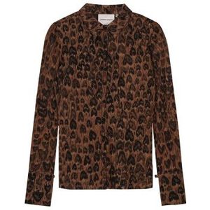 Fabienne Chapot - Kevis - Blouse - Roestbruin/Zwart - Dierenprint