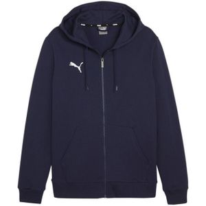 Puma - Team Goal Casual Full Zip Hoodie - Zwart - Heren
