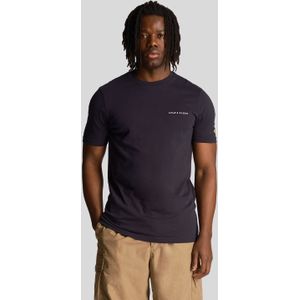 Lyle & Scott - TS2007V Z271 - T-shirt - Donker Marineblauw - Geborduurd Logo