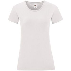 Fruit of the Loom - T-shirt - Wit - 100% Katoen - Crew Neck