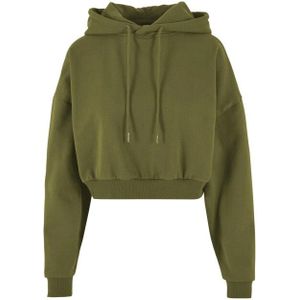 Urban Classics Dames zwaargewicht korte hoodie
