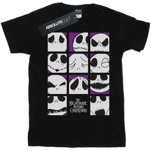 Li-cense Disney heren nightmare before christmas vele gezichten van jack squares t-shirt