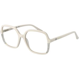 Guess - Witte Vierkante Optische Brillen - Dames - Veerscharnier