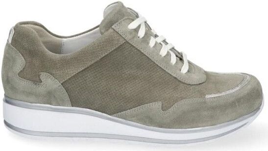 Durea - Sportieve Veterschoen - Zwart - Leer