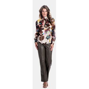 Mucho Gusto - Vinci - Blouse - Koeienprint - Graffiti Illustraties